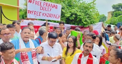 Allegation of handing over Kaziranga land to capitalists while incarcerating indigenous people.▪️ Congress extends full support to citizens’ meet in Bokakhat demanding Pranab Doley’s release.▪️ Debabrata Saikia and Ripun Bora slam BJP government’s repressive tactics.
