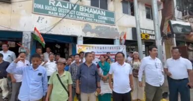 Dima Hasao Congress Holds Protest in Haflong, Demands Removal of CEC